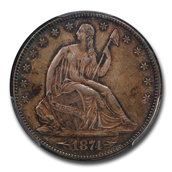 1874 Liberty Seated Half Dollar MS-63 PCGS 1874 Liberty Seated Half Dollar MS-63 PCGS